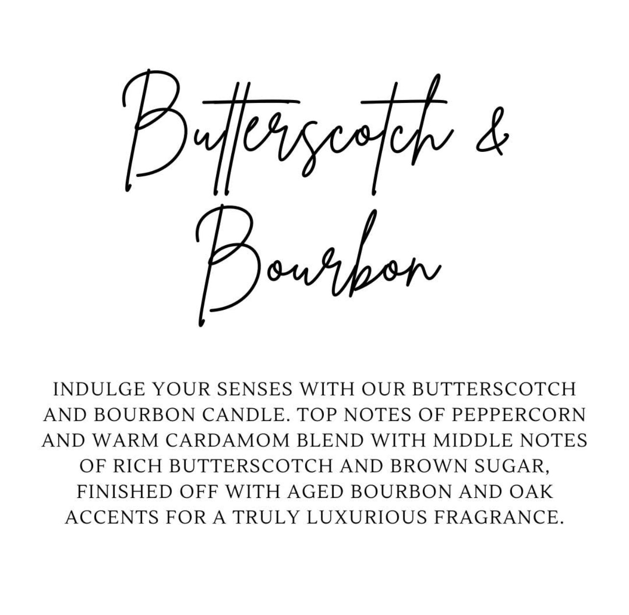 BUTTERSCOTCH & BOURBON | WAX MELTS