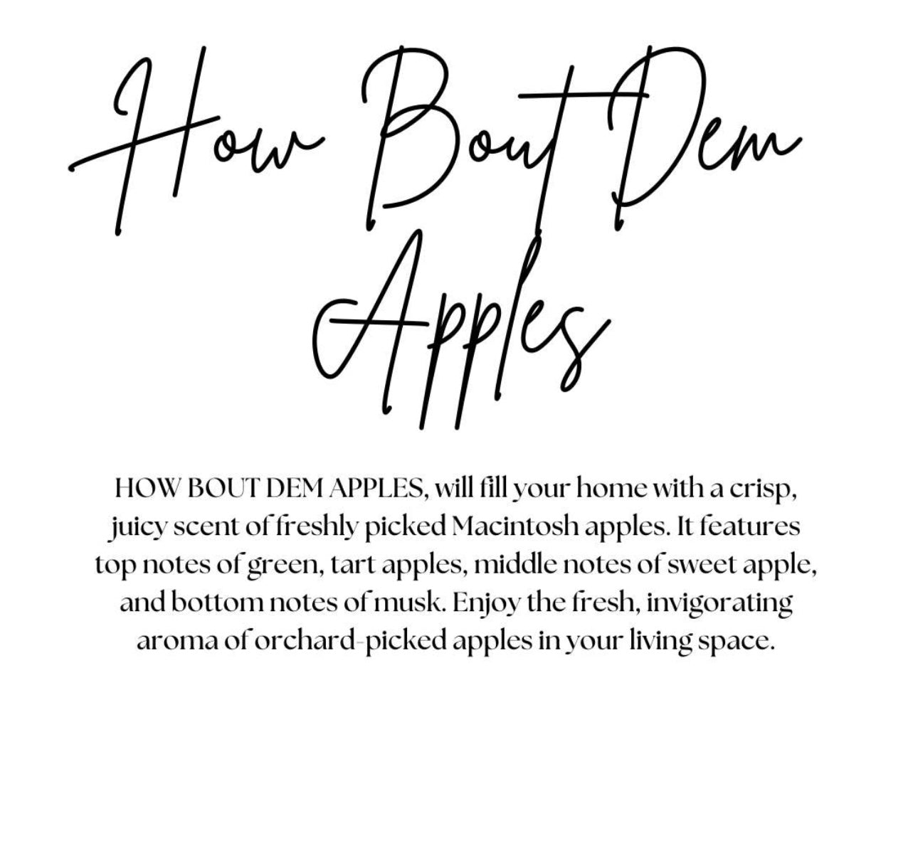 HOW BOUT DEM APPLES | LINEN SPRAY