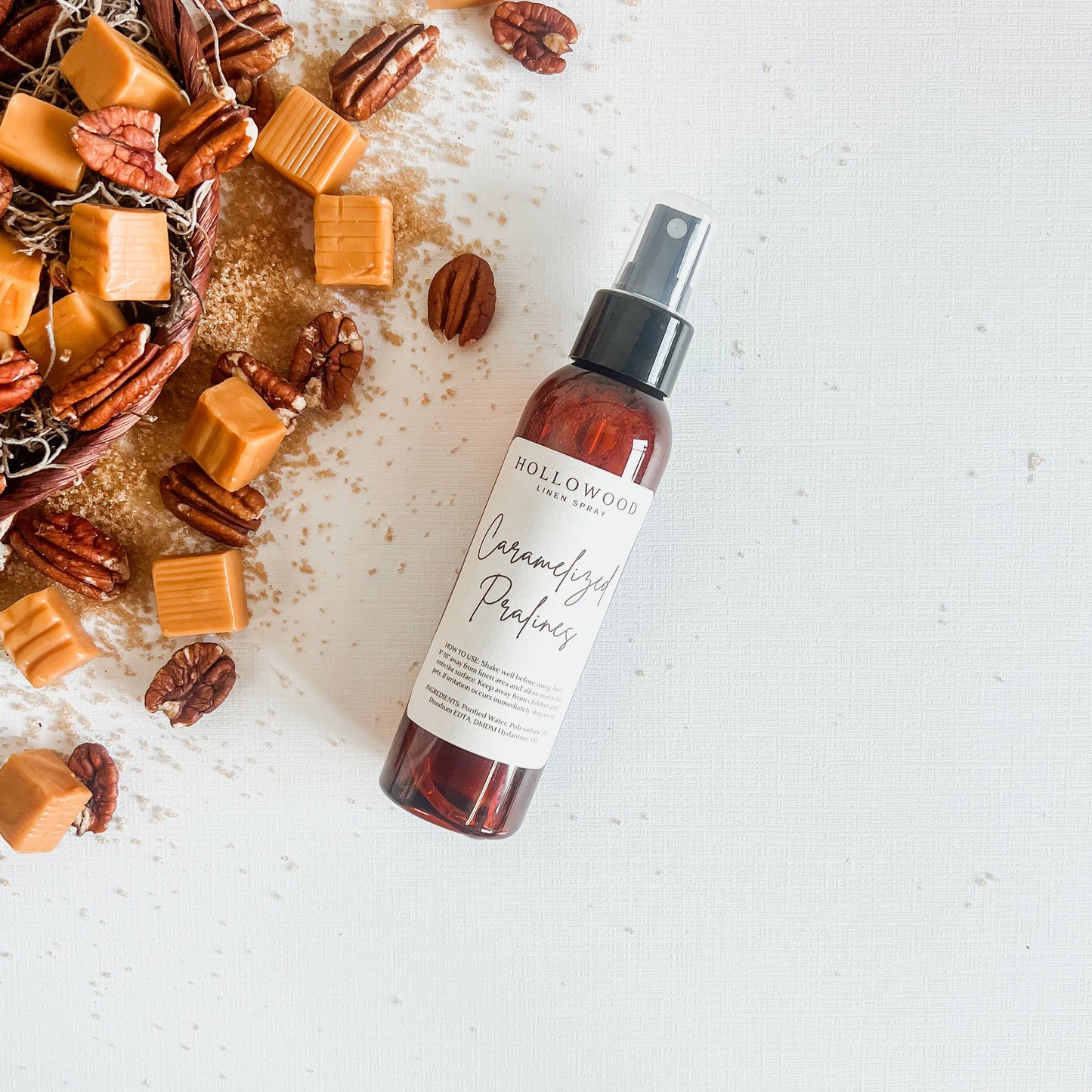 CARAMELIZED PRALINES | 4 OZ | FALL | LINEN SPRAY