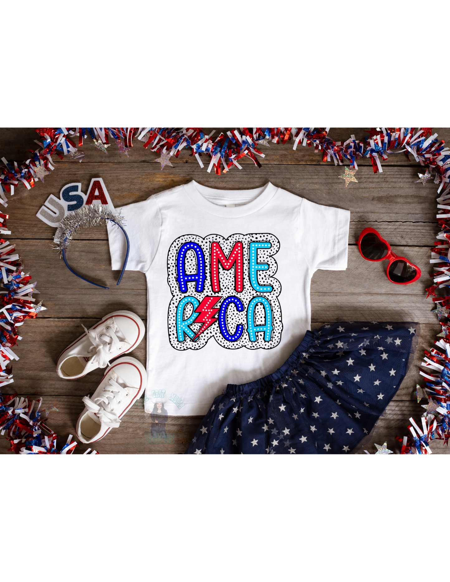 Youth Girls Americana T-Shirts