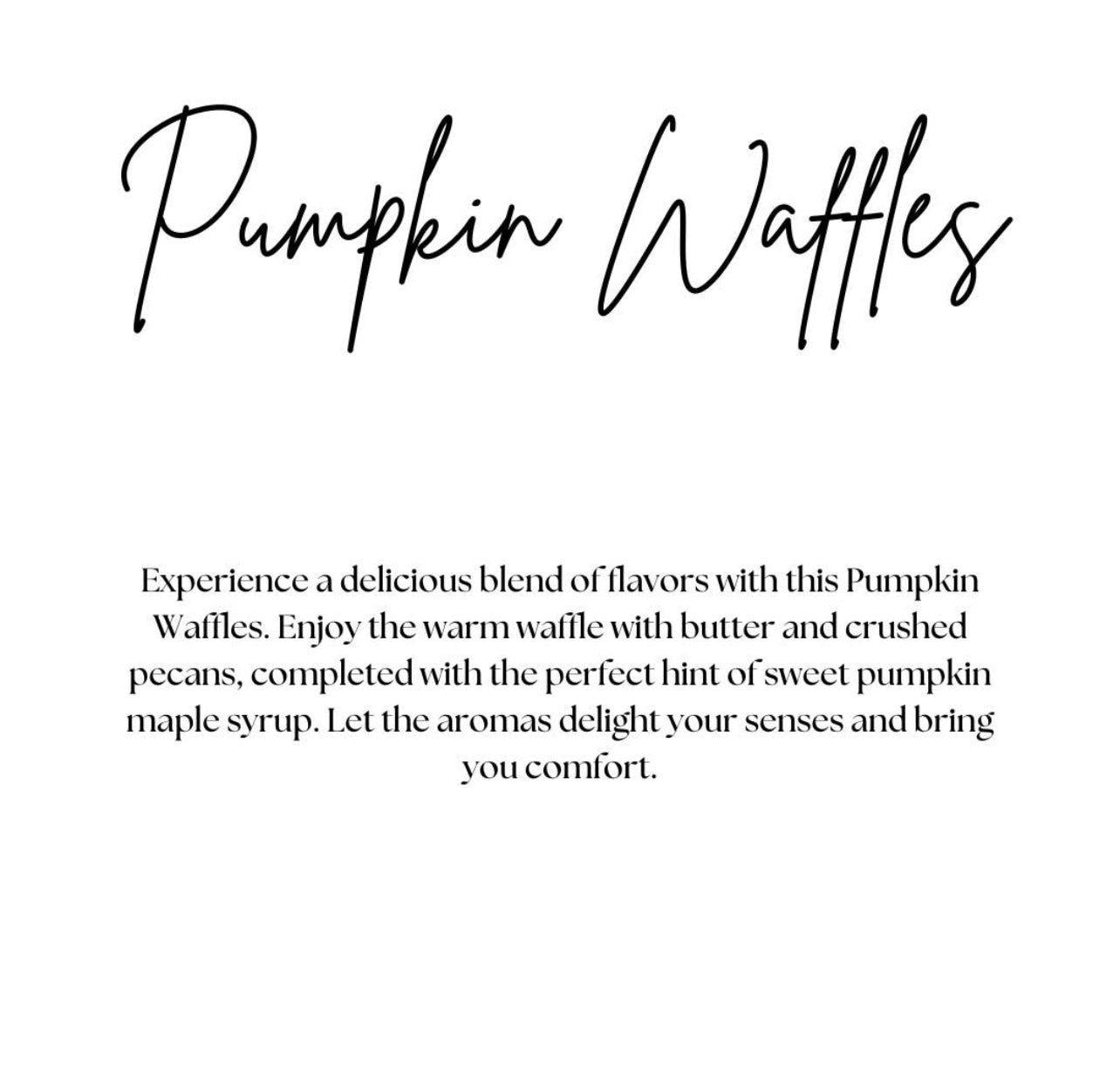 PUMPKIN WAFFLES | WAX MELTS