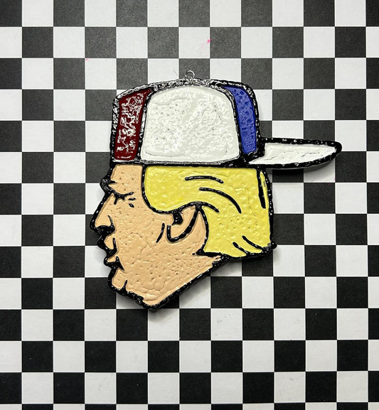 Trump Backwards Hat Freshie