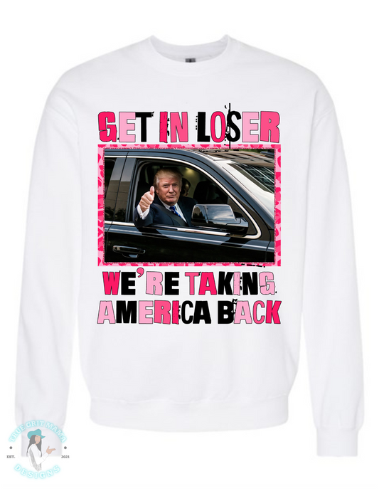 GET IN LOSER CREWNECK